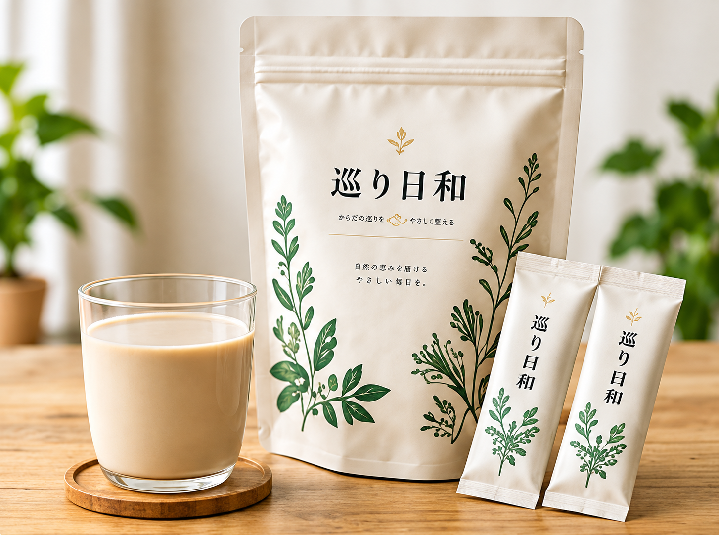 巡り日和の商品袋と個包装
